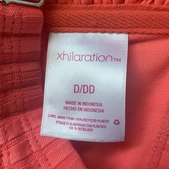 Xhilaration Coral Bralette top and bottom - Picture 9 of 10